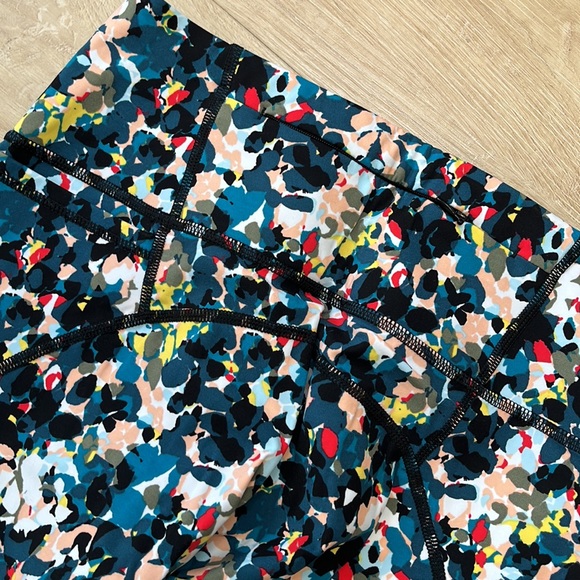 SWEATY BETTY Power 7/8 Workout Leggings, Pink Floral Collage Print SIZE XS. 0589 - Picture 9 of 11